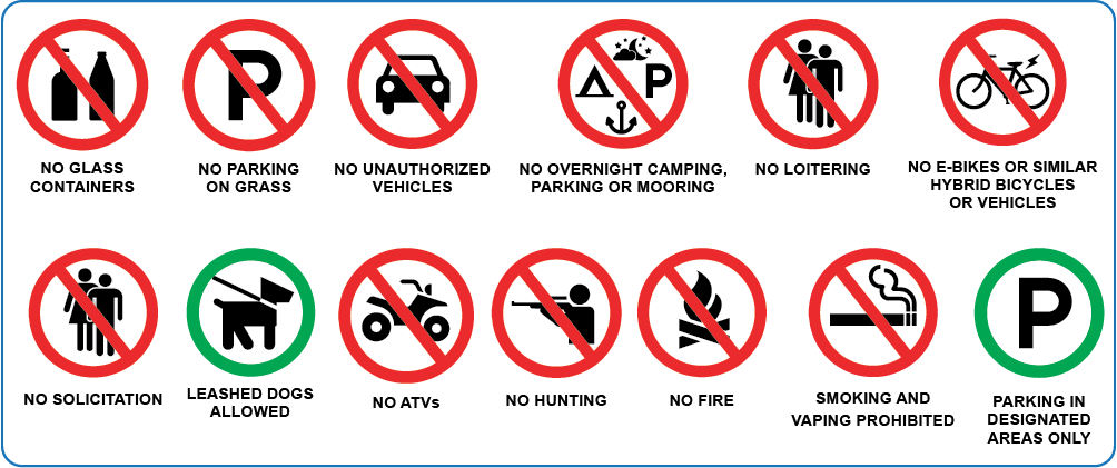 Oyster Creek Park Rules 
